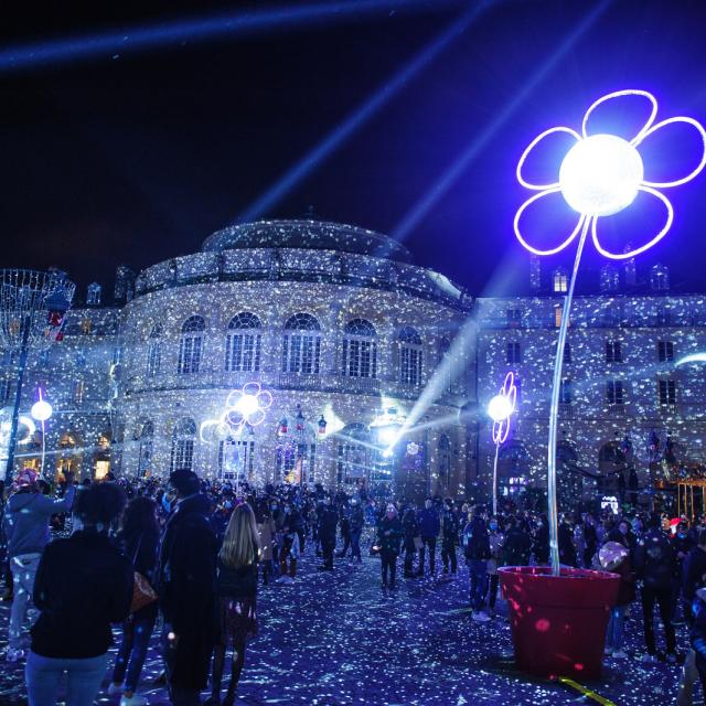 Rennes - Opéra - Illuminations de Noël