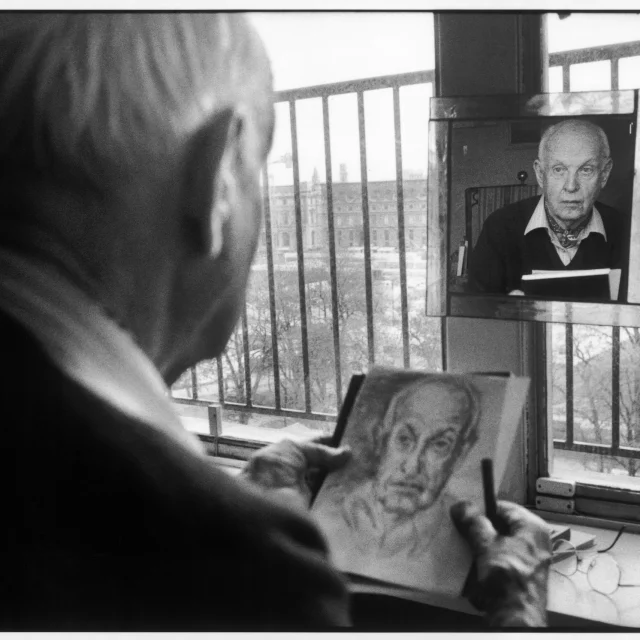 Henri Cartier-Bresson - Autoportrait - Paris - 1992