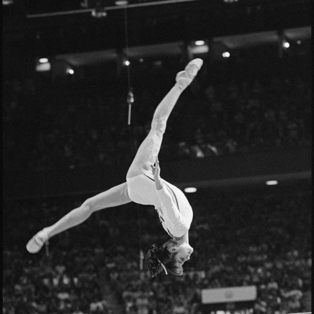 CANADA. Montreal. Olympic Games. 1976. Romanian gymnast, Nadia COMANECI.