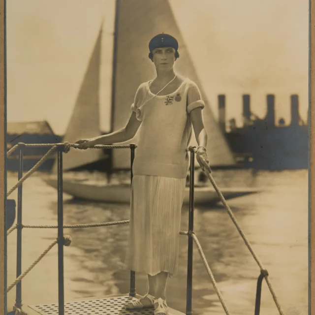 Virginie Hériot à la coupée de l'Ailée - Paul O'Doyé - 1928